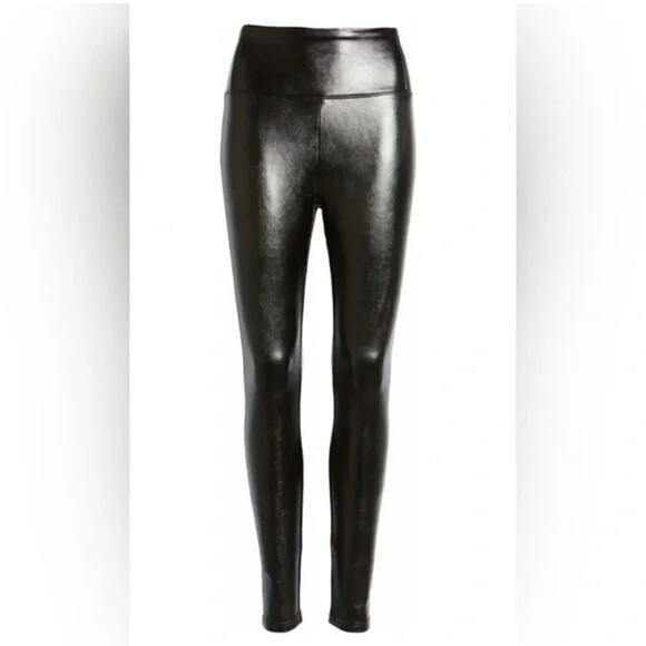 BP Faux Leather High Rise Skinny Leggings Pants Size Small in Black NWT - Picture 1 of 6